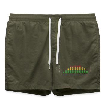 Impulsion d’égaliseur arc-en-ciel - Short de bain - vert olive - Devant
