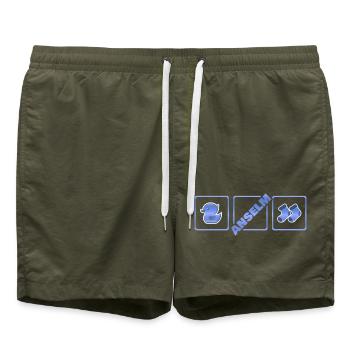 Child Anselm - Swim Trunks - olive - Front