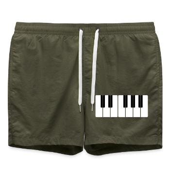 piano - Short de bain - vert olive - Devant