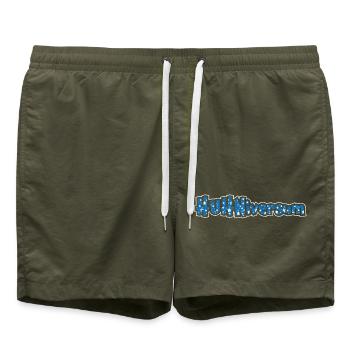 CHICKENiversum Chicken Fans - Coq - Coq - Bio - Short de bain - vert olive - Devant
