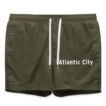 Ville d’Atlantique - Short de bain - vert olive - Devant