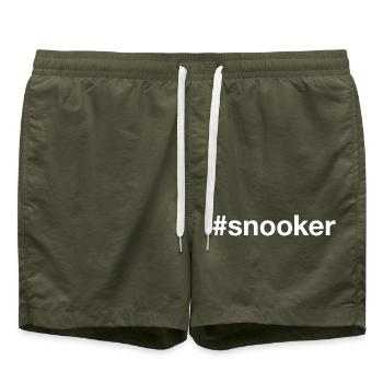Billard Snooker - Short de bain - vert olive - Devant
