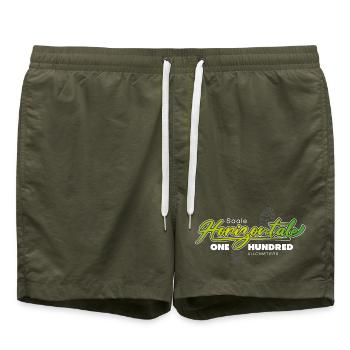 Jena Saale Horizontale One Hundred Kilometers - Swim Trunks - olive - Front