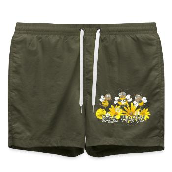 Bee Happy - Badeshorts - Olive - Vorne