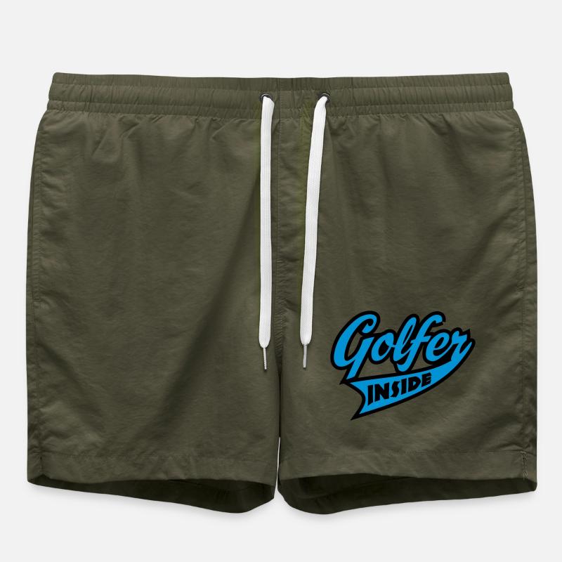 golf - Swim Trunks - olive