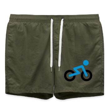 Bicycle - Swim Trunks - olive - Front