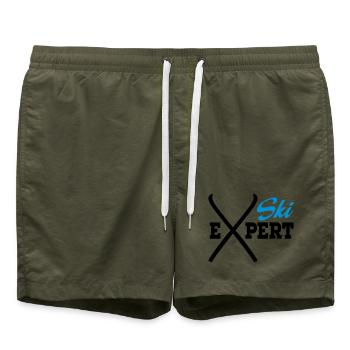6254398 117220119 ski - Short de bain - vert olive - Devant