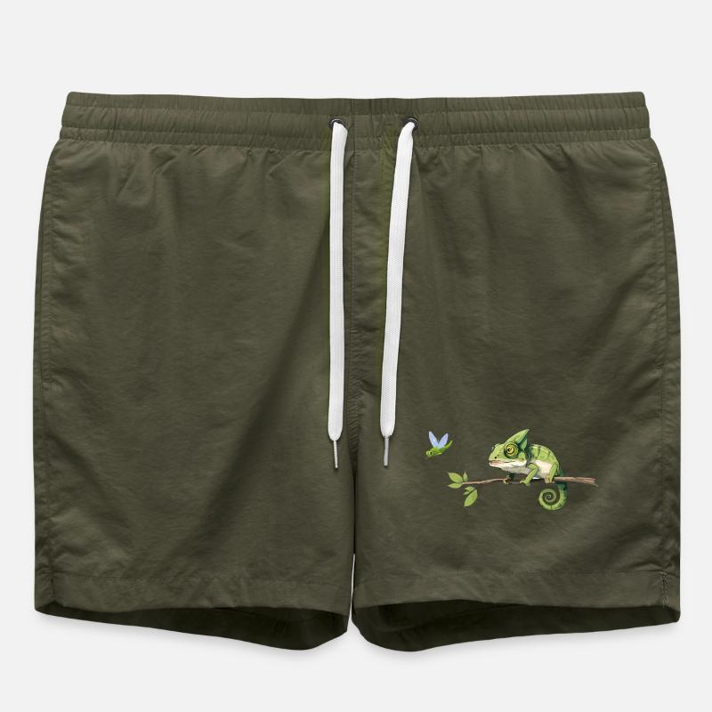 Caméléon - Short de bain - vert olive