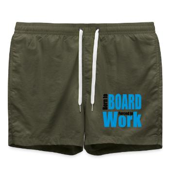 Snowboard - Short de bain - vert olive - Devant
