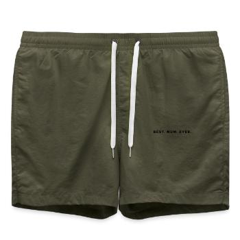 Édition Maman : Cadeau Maman & Cadeau Fête des Mères - Short de bain - vert olive - Devant
