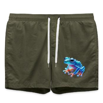 Frog - Swim Trunks - olive - Front