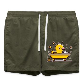 Baignoire en caoutchouc Duck - Short de bain - vert olive - Devant