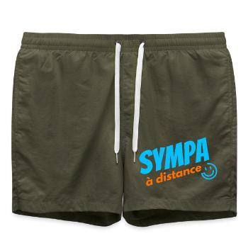 Cool from a distance - Swim Trunks - olive - Front