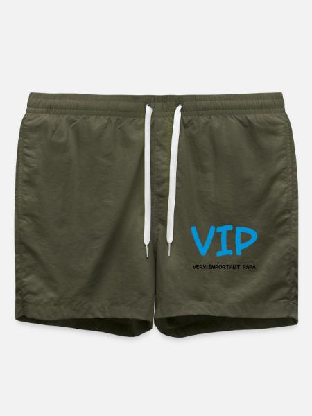 Very Important Papa :) - Swim Trunks - olive