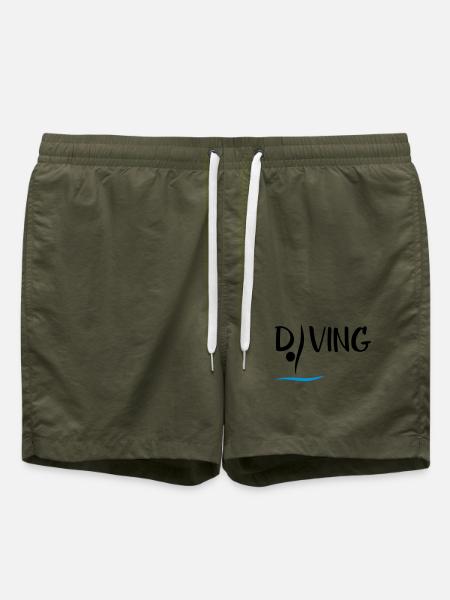 High diving - Swim Trunks - olive