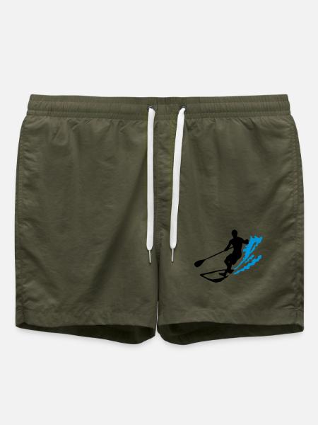 stand up paddling - Swim Trunks - olive