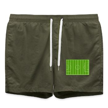 Montrez vos couleurs - Football - Short de bain - vert olive - Devant - AI Model Male 185 light (185cm)