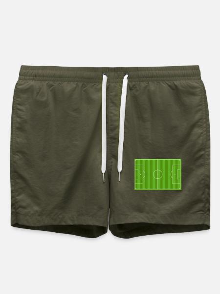 Zeig deine Farben – Fußball - Badeshorts - Olive