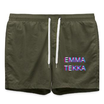 Hardtekk Tekk - Badeshorts - Olive - Vorne - AI Model Male 185 light (185cm)