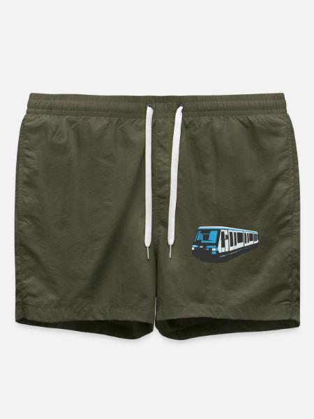 Paris MP89 metro - Swim Trunks - olive