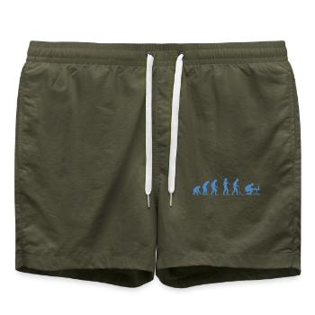 Evolution - Badeshorts - Olive - Vorne - AI Model Male 185 light (185cm)