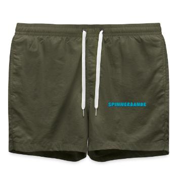 Bande de Louches - Short de bain - vert olive - Devant - AI Model Male 185 light (185cm)