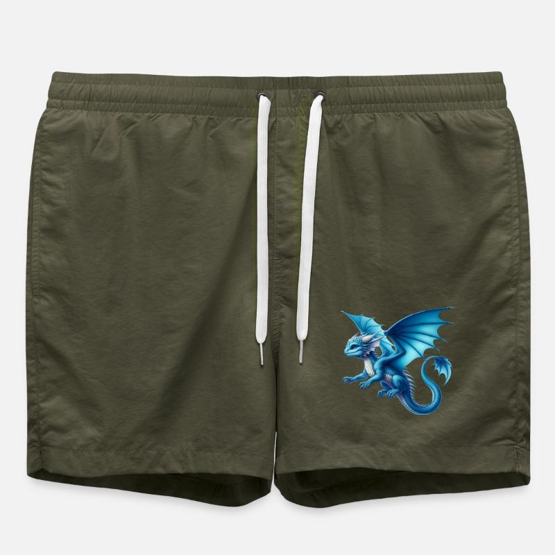 Dragon - Short de bain - vert olive
