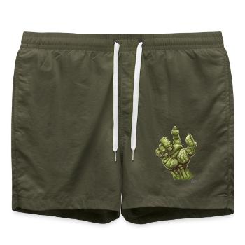 Main massive d’Orc Vert ou de Monstre Ogre - Short de bain - vert olive - Devant
