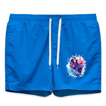 Viking Loup Guerrier Valhalla - Short de bain - cobalt blue - Devant