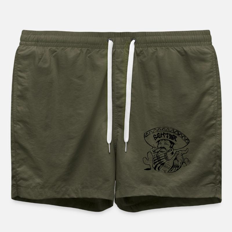 El Sektor Mexico - Badeshorts - Olive