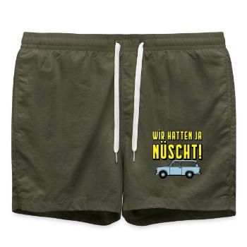  Universal Kombi , Wir hatten ja nüscht!(25 - Badeshorts - Olive - Vorne
