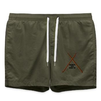 Drums , Drummers , Drums (25) - Swim Trunks - olive - Front