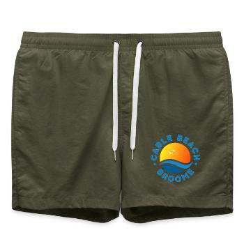 Plage de Cable Broome Coucher de soleil - Short de bain - vert olive - Devant
