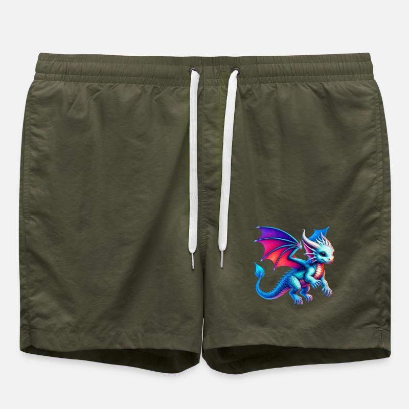 Dragon - Swim Trunks - olive