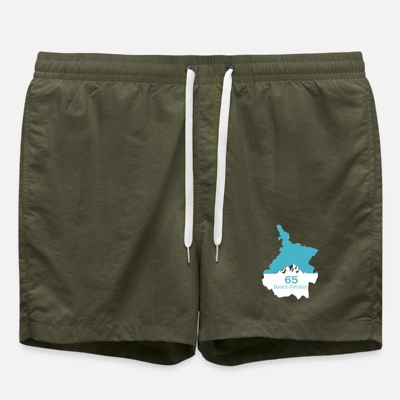 Hautes-Pyrénées - Swim Trunks - olive