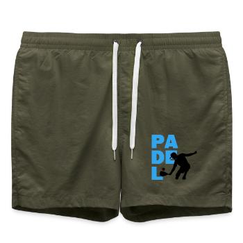 Padel Jeu Spiler Déclaration Balles Raquette Padel - Short de bain - vert olive - Devant