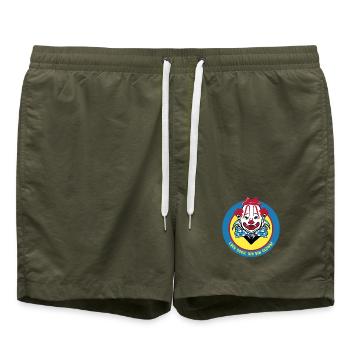 Clown Design - Badeshorts - Olive - Vorne