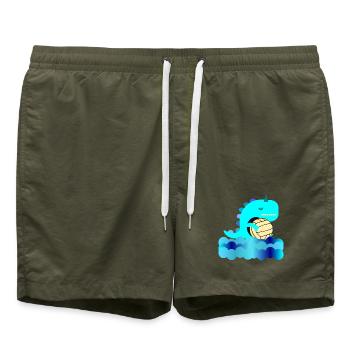 KINDER WASSERBALL DINOSAURIER SCHWIMMBAD - Badeshorts - Olive - Vorne