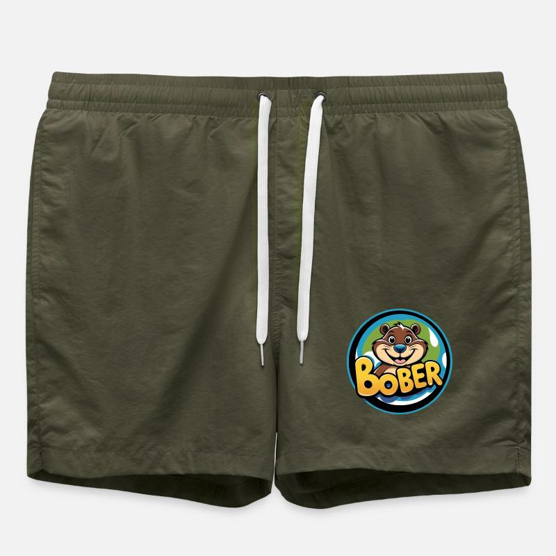 Bober - Short de bain - vert olive