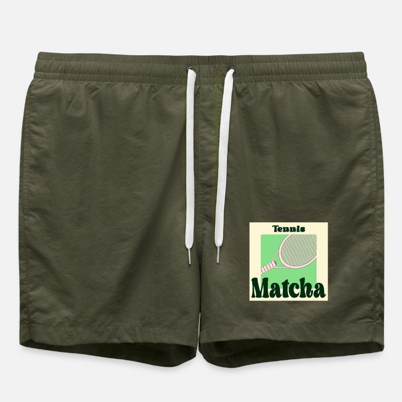 Tennis Matcha Thé Vert - Short de bain - vert olive