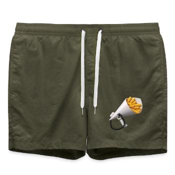 MEGA FRITE - Belgium - Swim Trunks - olive - Front