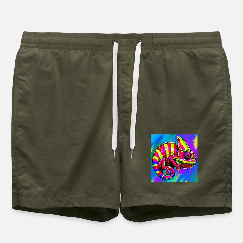 chameleon - Swim Trunks - olive