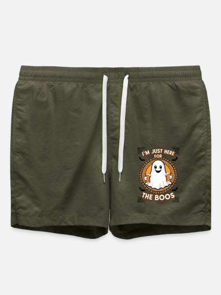 Funny Beer Ghost - Swim Trunks - olive