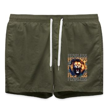 Fearless Attitude - Swim Trunks - olive - Front