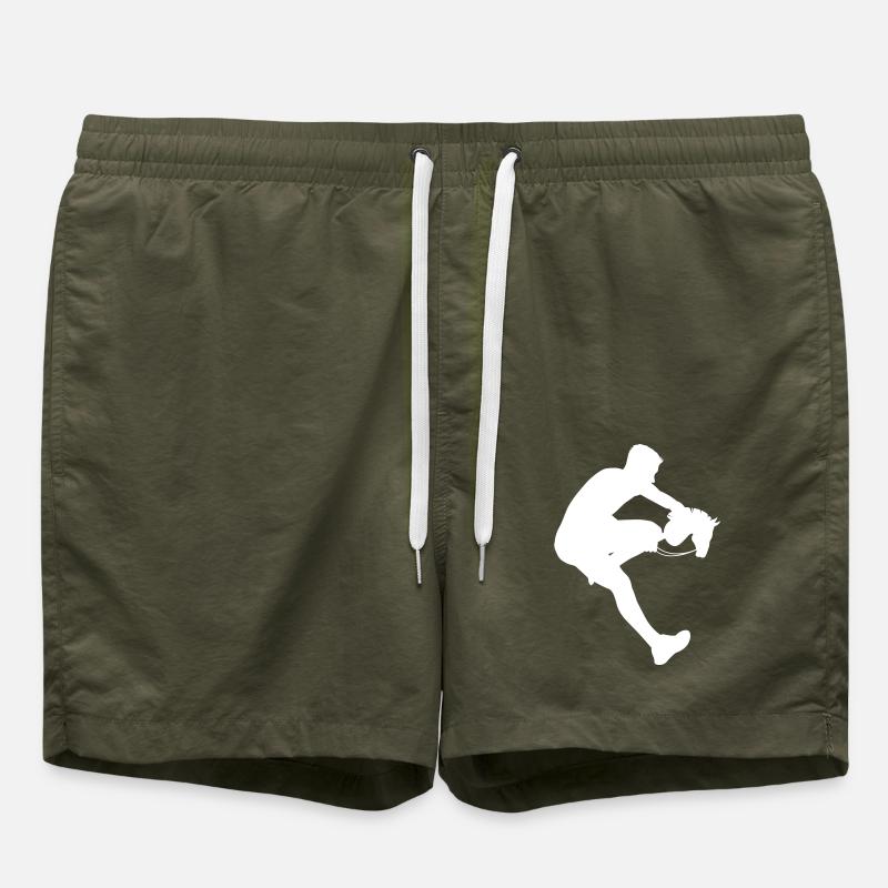 FM - Short de bain - vert olive