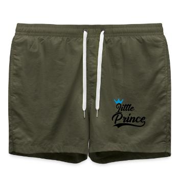 Lustige Sprüche Kinder - Badeshorts - Olive - Vorne - AI Model Male 185 light (185cm)