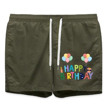 Bon anniversaire - Short de bain - vert olive - Devant