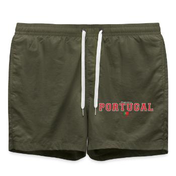 Portugal - Swim Trunks - olive - Front