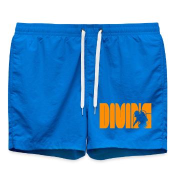 diving taucher gerätetauchen tauchschule verein - Badeshorts - Cobalt blue - Vorne
