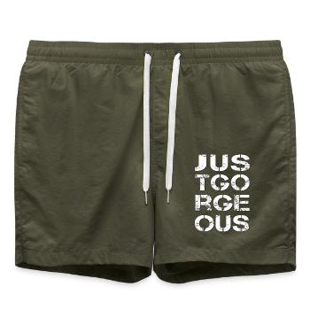 just great just gorgeous the best of the best - Swim Trunks - olive - Front
